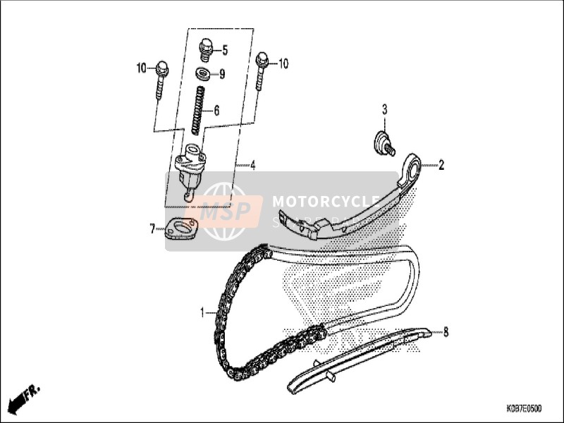 Honda NSS300A 2019 Cam Chain for a 2019 Honda NSS300A